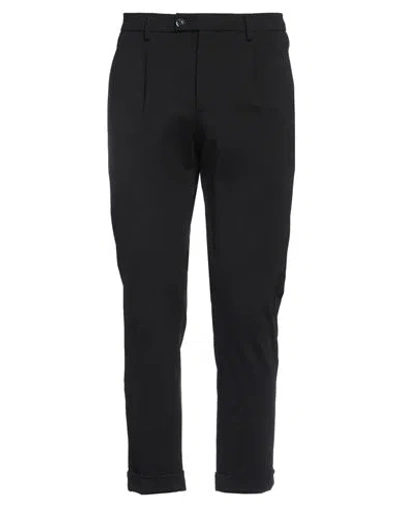 Yan Simmon Man Pants Black Size 36 Cotton, Polyamide, Elastane