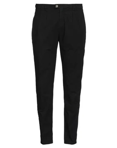 Yan Simmon Man Pants Black Size 40 Cotton, Elastane