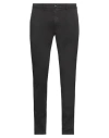 Yan Simmon Man Pants Black Size 40 Cotton, Elastane In Black