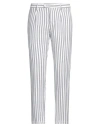 Yan Simmon Man Pants Blue Size 34 Cotton, Linen