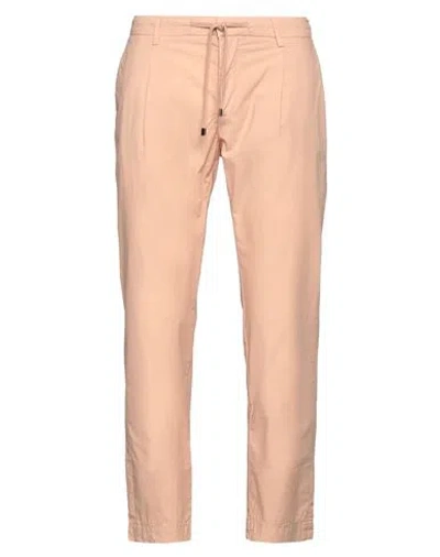 Yan Simmon Man Pants Blush Size 40 Cotton In Pink