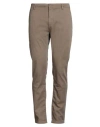 Yan Simmon Man Pants Camel Size 36 Cotton, Elastane In Brown