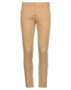 Yan Simmon Man Pants Camel Size 44 Cotton, Polyester, Elastane In Beige