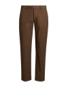 Yan Simmon Man Pants Chocolate Brown Size 30 Cotton, Elastane In Multi