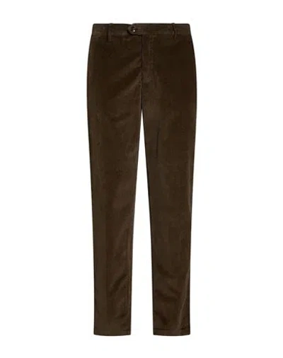 Yan Simmon Man Pants Dark Green Size 30 Cotton, Lyocell, Elastane