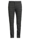 Yan Simmon Man Pants Dark Green Size 38 Cotton, Polyester, Elastane