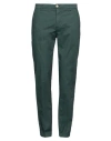Yan Simmon Man Pants Green Size 40 Cotton, Polyester, Elastane