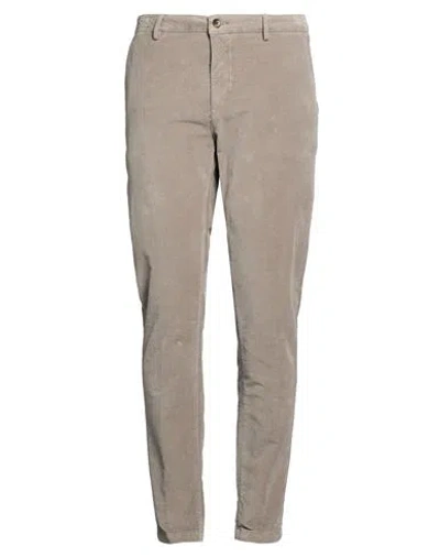 Yan Simmon Man Pants Grey Size 36 Cotton, Elastane
