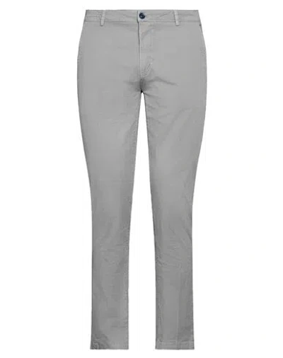 Yan Simmon Man Pants Grey Size 40 Cotton, Elastane