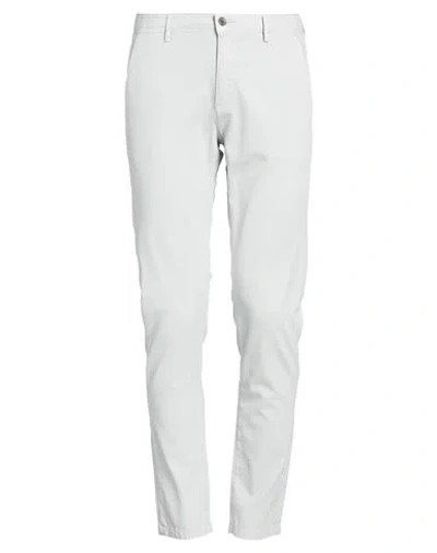 Yan Simmon Man Pants Grey Size 38 Tencel, Cotton, Elastane In White