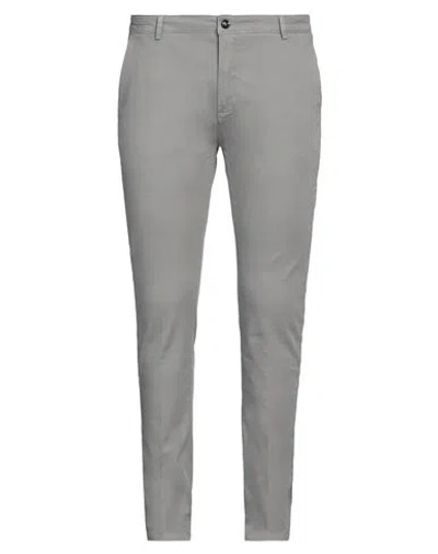 Yan Simmon Man Pants Grey Size 40 Cotton, Elastane In Gray