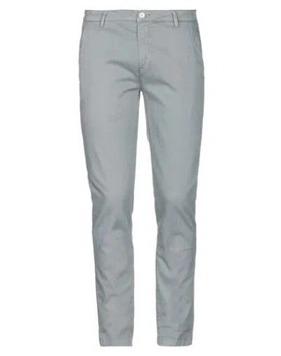 Yan Simmon Man Pants Grey Size 42 Cotton, Elastane In Gray