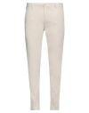 Yan Simmon Man Pants Ivory Size 40 Cotton, Elastane In White