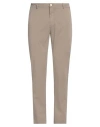 Yan Simmon Man Pants Khaki Size 38 Cotton, Elastane In Beige
