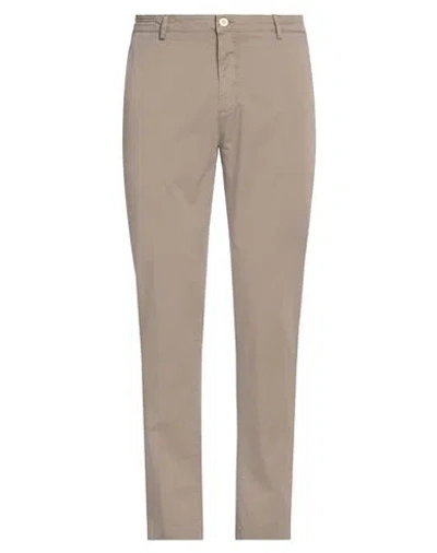 Yan Simmon Man Pants Khaki Size 38 Cotton, Elastane In Beige