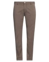 Yan Simmon Man Pants Khaki Size 40 Cotton, Elastane In Beige