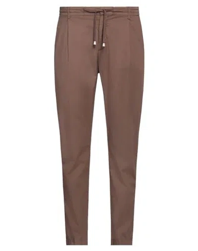 Yan Simmon Man Pants Khaki Size 40 Cotton, Lycra, Elastane In Beige