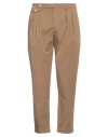 Yan Simmon Man Pants Khaki Size 38 Cotton, Polyester, Elastane In Beige