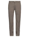 Yan Simmon Man Pants Khaki Size 42 Cotton, Elastane