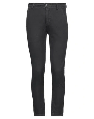 Yan Simmon Man Pants Lead Size 28 Cotton, Elastane In Grey