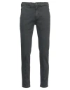 Yan Simmon Man Pants Lead Size 30 Cotton, Elastane In Grey