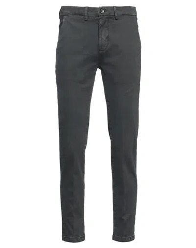 Yan Simmon Man Pants Lead Size 30 Cotton, Elastane In Grey