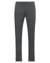 Yan Simmon Man Pants Lead Size 30 Cotton, Elastane In Grey