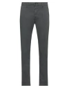 Yan Simmon Man Pants Lead Size 30 Cotton, Elastane In Gray