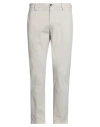 Yan Simmon Man Pants Light Grey Size 34 Cotton, Elastane In Neutral