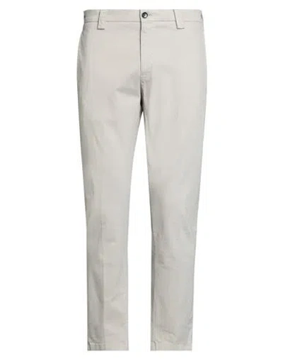 Yan Simmon Man Pants Light Grey Size 34 Cotton, Elastane In Neutral