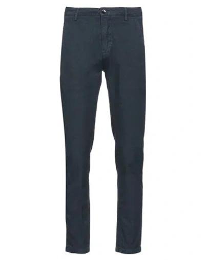 Yan Simmon Man Pants Midnight Blue Size 28 Cotton, Elastane