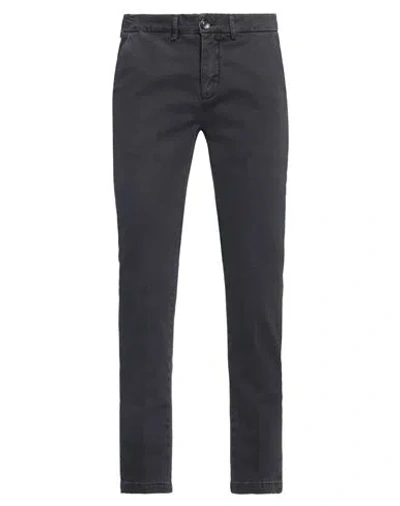 Yan Simmon Man Pants Midnight Blue Size 30 Cotton, Elastane