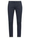 Yan Simmon Man Pants Midnight Blue Size 30 Cotton, Elastane