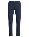 Yan Simmon Man Pants Midnight Blue Size 34 Tencel, Cotton, Elastane