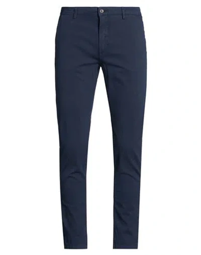 Yan Simmon Man Pants Midnight Blue Size 34 Tencel, Cotton, Elastane