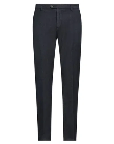 Yan Simmon Man Pants Midnight Blue Size 36 Cotton, Elastane