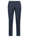 Yan Simmon Man Pants Midnight Blue Size 36 Cotton, Polyester, Viscose, Elastane