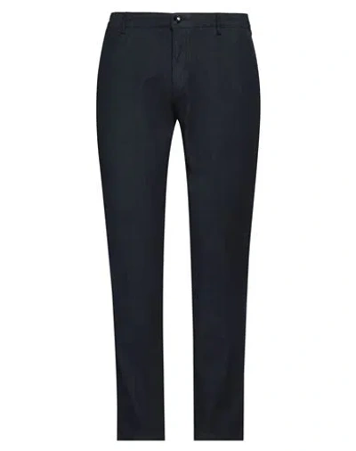 Yan Simmon Man Pants Midnight Blue Size 38 Cotton, Elastane