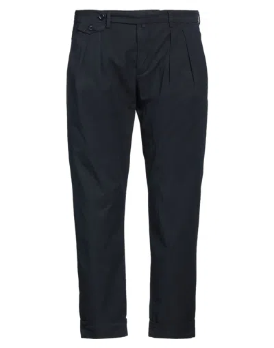 YAN SIMMON YAN SIMMON MAN PANTS MIDNIGHT BLUE SIZE 38 COTTON, POLYESTER, ELASTANE