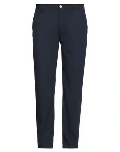 YAN SIMMON YAN SIMMON MAN PANTS MIDNIGHT BLUE SIZE 40 POLYESTER, VISCOSE, ELASTANE