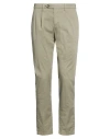 Yan Simmon Man Pants Military Green Size 30 Cotton, Elastane