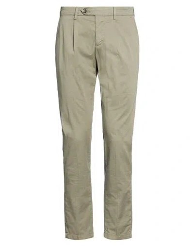 Yan Simmon Man Pants Military Green Size 30 Cotton, Elastane