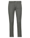 Yan Simmon Man Pants Military Green Size 30 Cotton, Elastane In Green