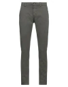 Yan Simmon Man Pants Military Green Size 34 Modal, Cotton, Elastane