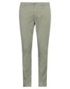 Yan Simmon Man Pants Military Green Size 36 Cotton, Elastane