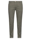 Yan Simmon Man Pants Military Green Size 32 Cotton, Polyester, Elastane In Green