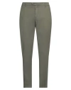 Yan Simmon Man Pants Military Green Size 32 Cotton, Polyester, Elastane