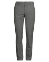 Yan Simmon Man Pants Military Green Size 38 Cotton, Polyamide, Elastane