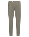Yan Simmon Man Pants Military Green Size 42 Cotton, Polyester, Elastane