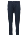 Yan Simmon Man Pants Navy Size 40 Cotton, Elastane In Navy Blue